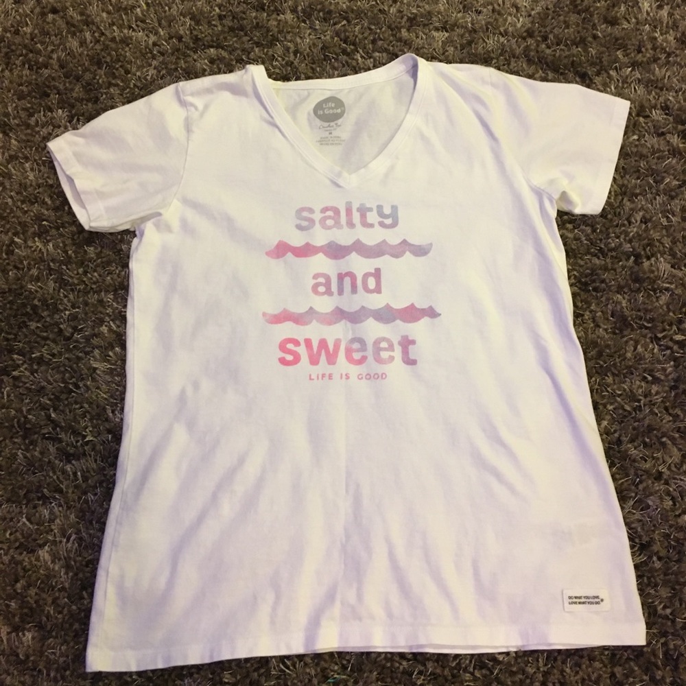 Life Is Good Crusher T-Shirt Size M